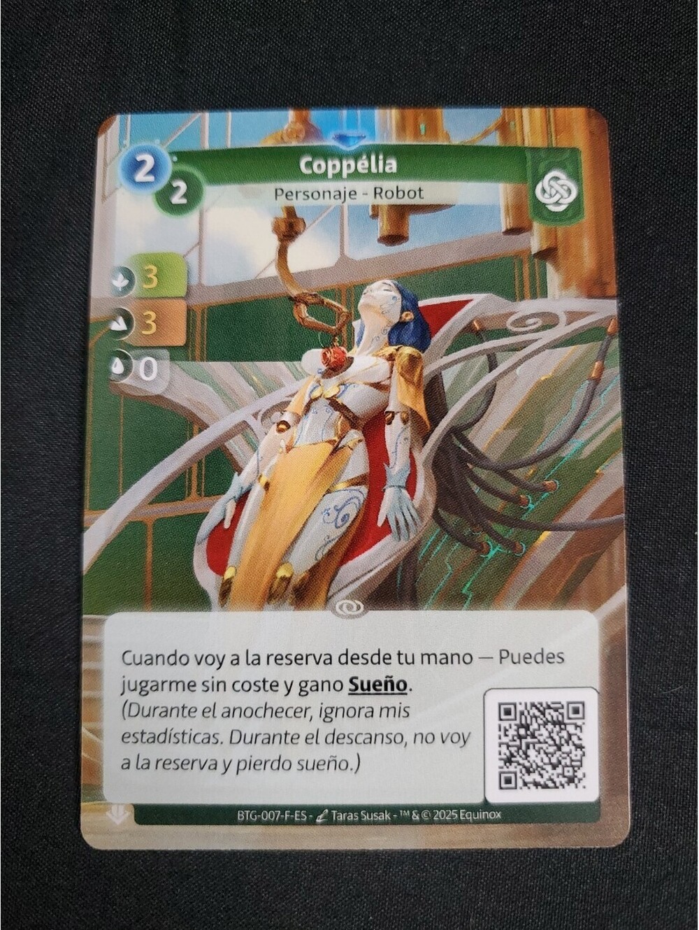 Altered TCG Coppelia Personaje ROBOT 2025 BTG-007-F-ES NEW